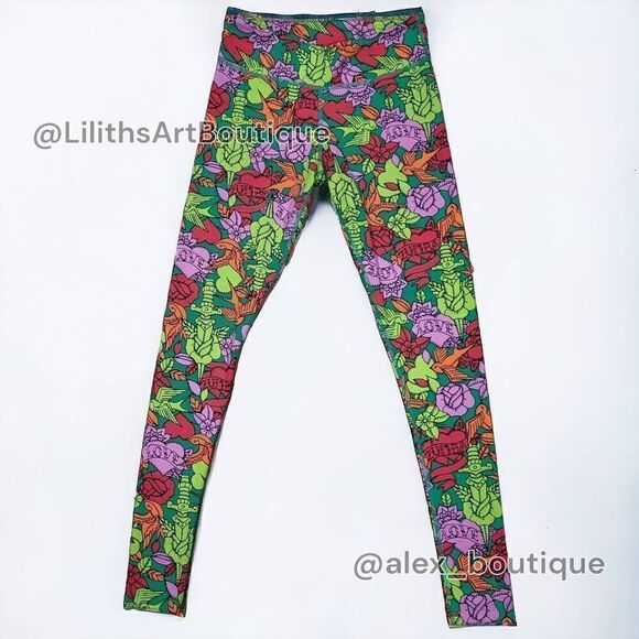 Zumba Love Long Leggings Green As It Gets Size S (E050) - Picture 3 of 5